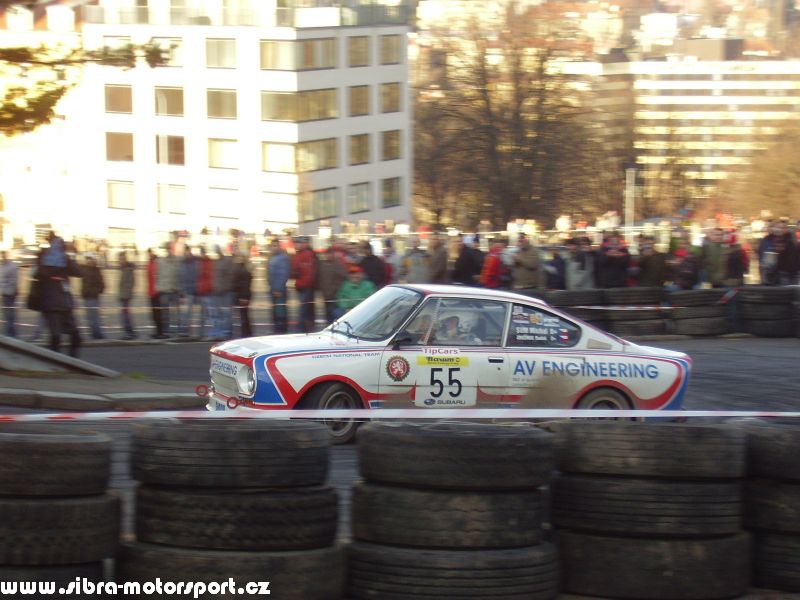 Prask Rallysprint 8. 12. 2007