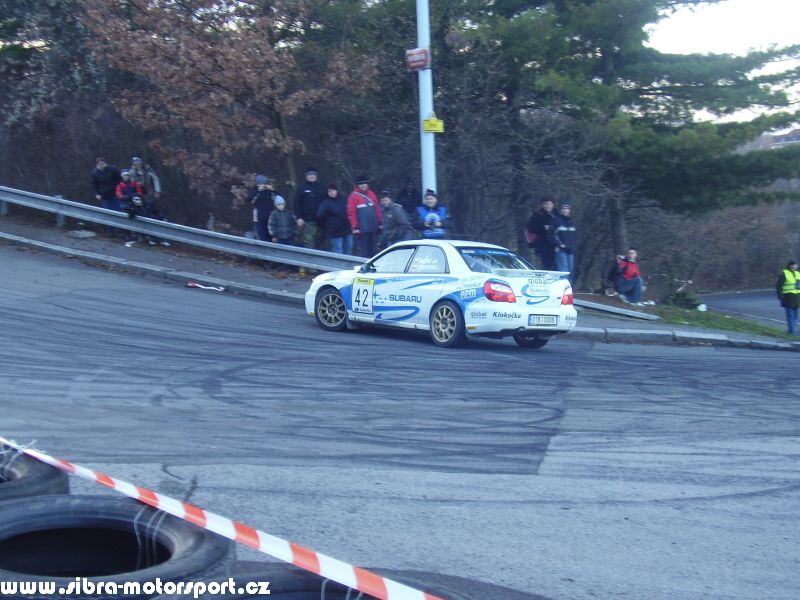 Prask Rallysprint 8. 12. 2007