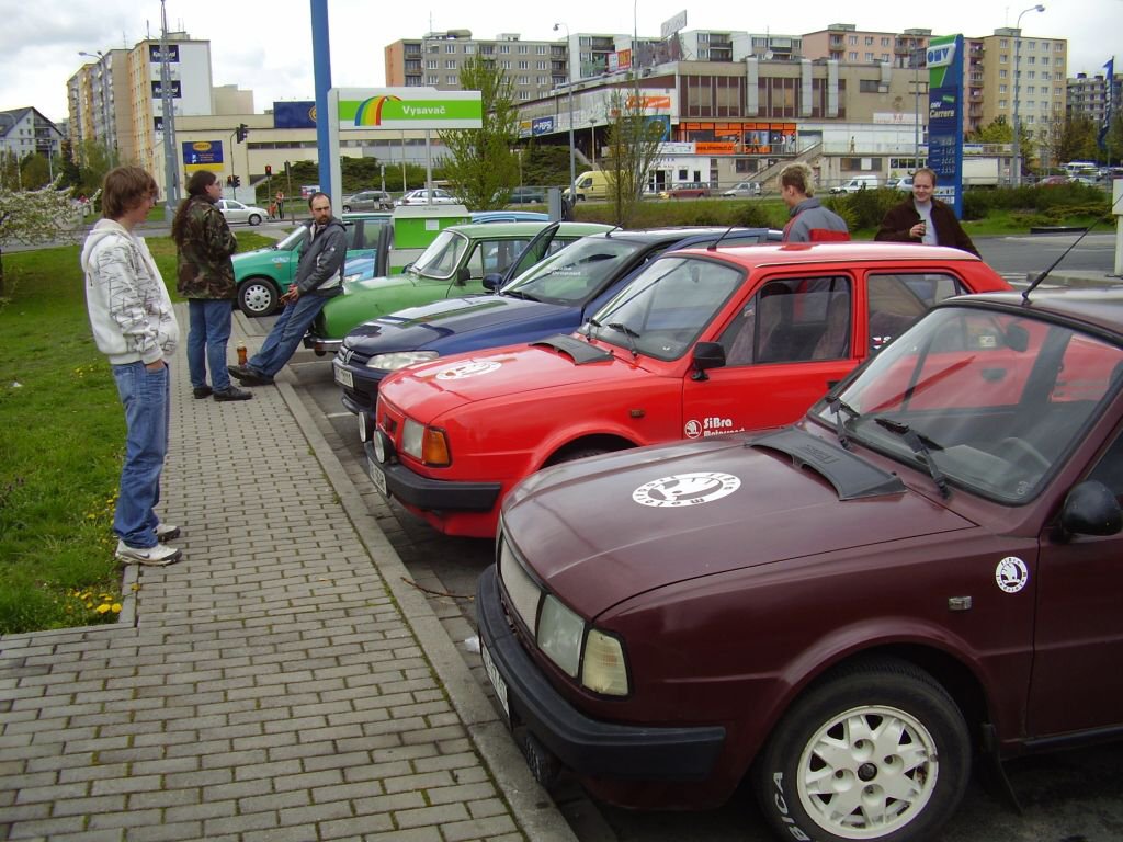 Biny 2008, cesta na sraz