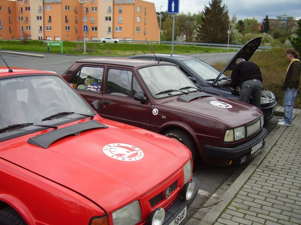 Biny 2008, cesta na sraz